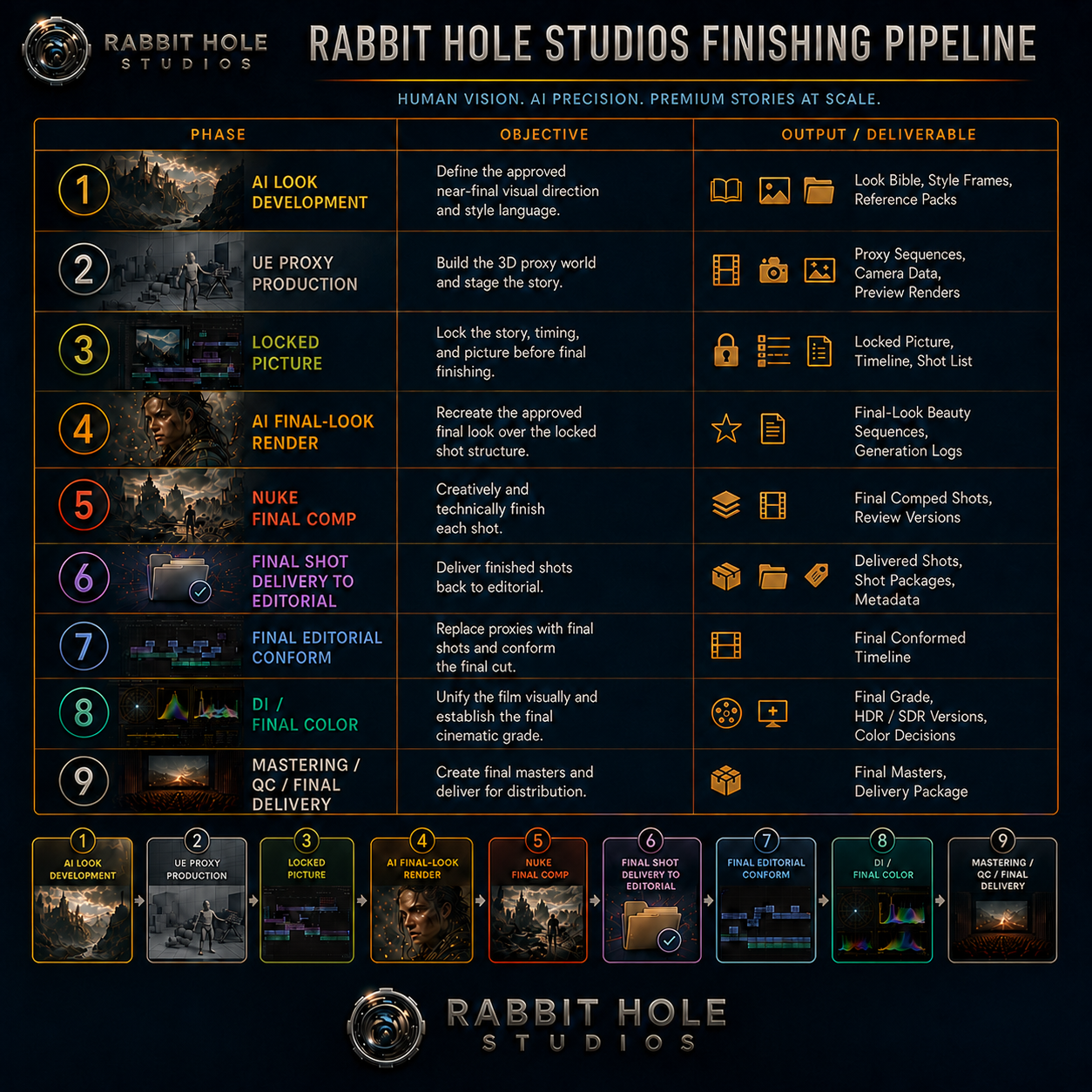 RHS Finishing Pipeline — AI Look Development to Mastering and Final Delivery